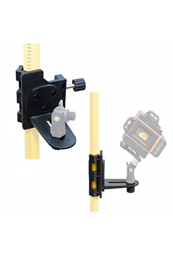 Rosfix Laser Level Holder with Rod Clamp | Universal 5/8" Thread
