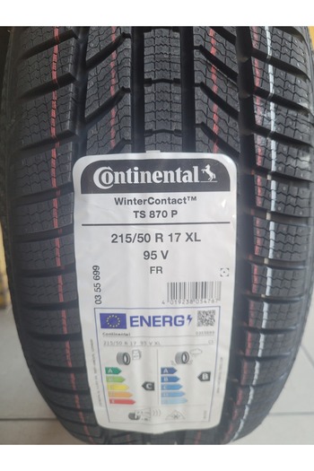 Continental 215/50R17 Winter Contact TS870P 95V XL Set Olarak (4 ADET) 2025 Üretim*