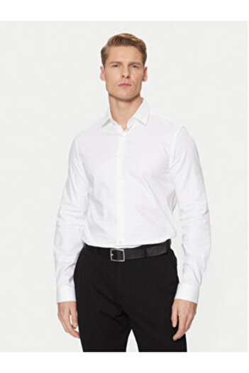 Calvin Klein Ανδρικό Πουκάμισο K10K113851 Λευκό