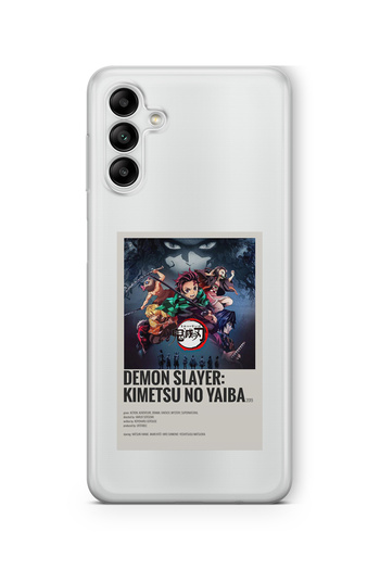 Multitronic Samsung Galaxy A36 Compatible Demon Slayer Paralorid Poster Design Printed Transparent Case