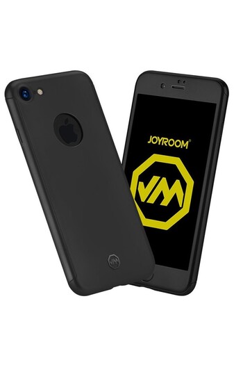 Joyroom Husa Apple iPhone 6+/6S+ (Front + Back) Black + Screen Protector