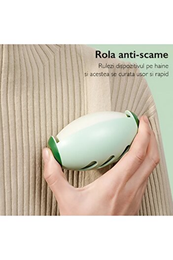GermaNova Reusable Silicon Roller CleanSwipe, Washable, Green