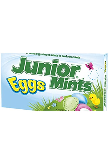 Tootsie Rool Junior Mints Eggs - dark chocolate and mint 99g