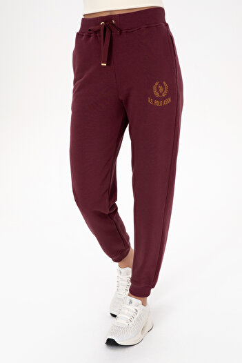U.S. Polo Assn. Women's Burgundy Sweatpants 50307788-Vr177