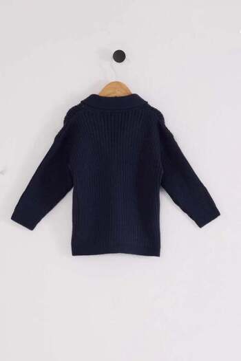 U.S. Polo Assn. U.S. Polo Baby Boy Cardigan 3-12 Months Navy Blue