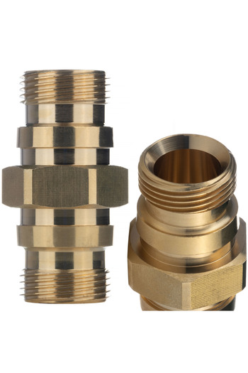 Rosfix Adapter TR22M–TR22M Brass | Compatible with Kärcher HD/HDS washer