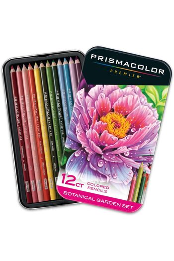 Prismacolor Premier Colored Pencils Soft Core Botanical Garden Set Adult Coloring 12 Count