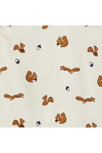 KIABI Fox sleepsuit with press-stud fastening at the back BROWN