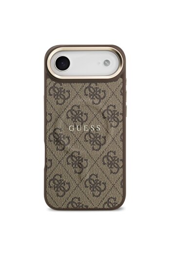Guess Case for iPhone 17 Air, Hardcase 4G Classic MagSafe, Brown