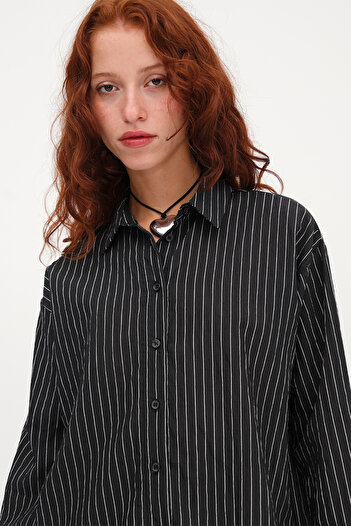 Addax Long Sleeve Striped Shirt G8404