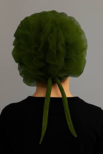 ALADİYAR Ruffled Bonnet