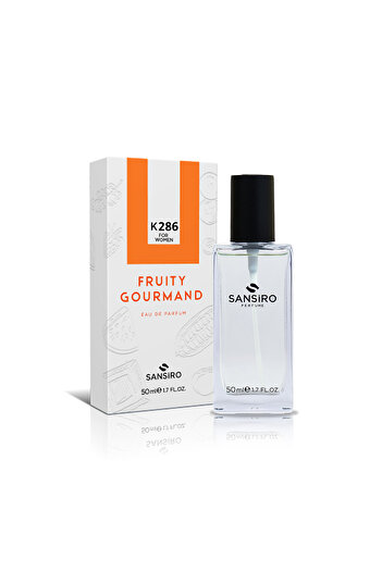 Sansiro K-286 Eau de Parfum 50 ml – gourmand-fruity feminine perfume with notes of vanilla & cocoa