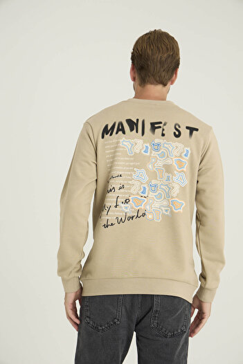 KLY 100% Cotton Unisex Crew Neck Sweatshirt Soft Texture