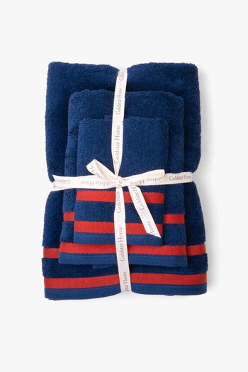 Goldstar Home Velora 3-Piece Towel Set Navy Blue |   30X50 + 50X90 + 70X140