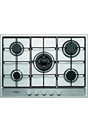 Samus Built-in hob PSG-75SX, 5 gas burners, safety system, electric ignition,