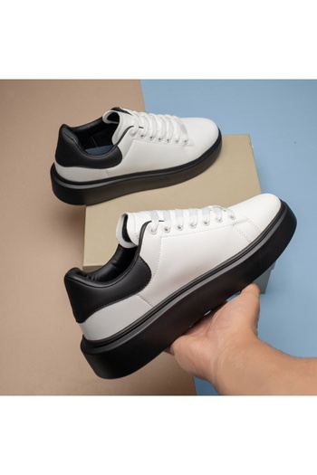 BMoD White and black men's casual shoes MOD13944
