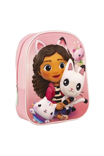 ARISTEF 3D Backpack for Kindergarten Kids - Gabbys Dollhouse, Gabby's Dollhouse, 1 Compartment, 31cm