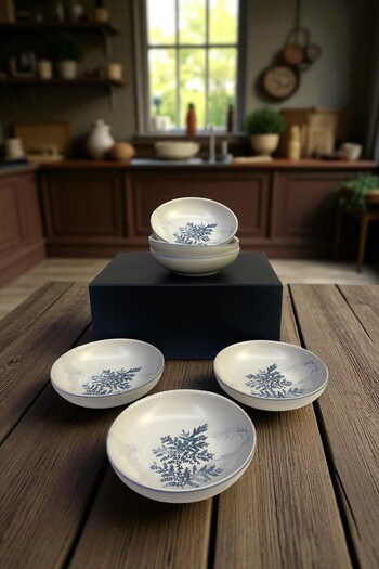 Keramika Blue Magic 13cm Breakfast / Snack Bowl 6 Pieces Dowry Set -19862