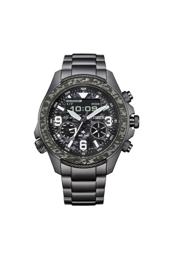 Citizen Men's Analog Black Dial Watch - JV1008-63E