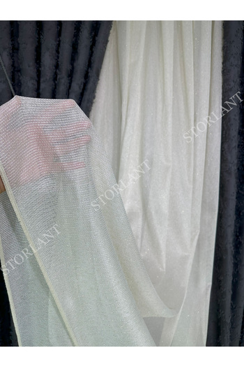 Storlant Athens Luxury Fantasy Tulle Curtain |   Heavy Weight, 1/3 Pleated, No Ironing Required