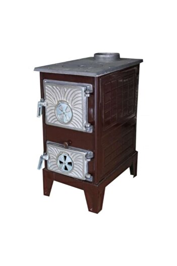 Rovitech Godin/soba de gatit samotat pe lemne si combustibil solid, dimensiuni 30X45X61 cm, evacuare 130 mm,