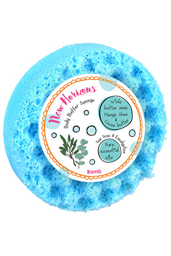 Bomb Cosmetics New Horizons massage sponge soap,