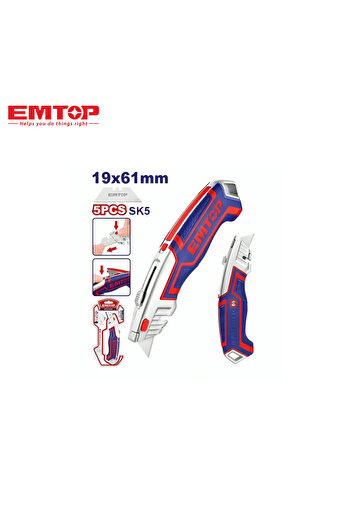 EMTOP Triangular blade rubber scalpel with five blades