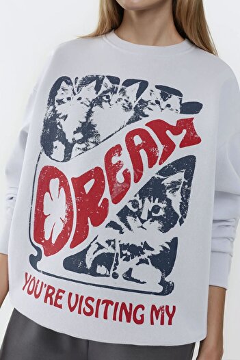 Hiccup Printed round neck sweatshirt