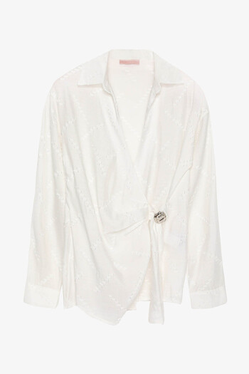 Quzu Ecru Women's Shirt Blz00847