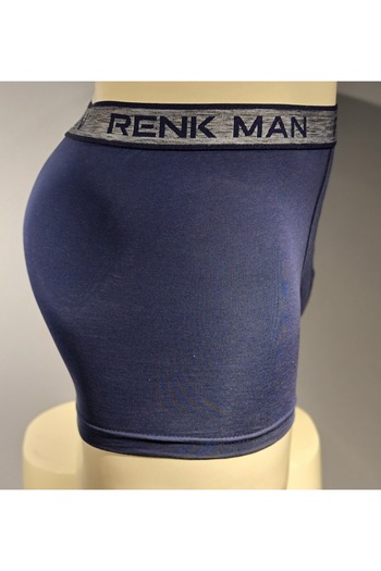 Renkman Men's Plain Cotton Solid Color Boxer