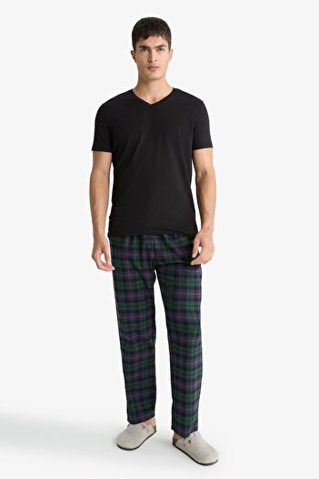 DeFacto Regular Fit Pocketed Long Length Flannel Bottom F5213Ax25Wn