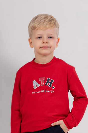 DMB BOYS & GIRLS Boys' Printed Top and Bottom Set Soft Cotton Elastic Waist Sweatpants Set
