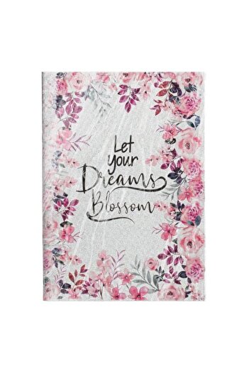 ANTBRO Transparent A4 Covers with Pink Daisy Pattern - 2 Pieces