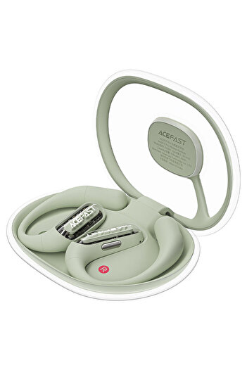 Acefast AceFit Pro Open-Ear Earbuds, 30H Playtime, Night Safety Mode for Sports, Powerful Bass - Green