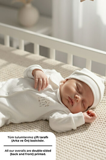 Tuğba Kuğu Baby Romper Set with Collar - Royal Series - Born in 2026