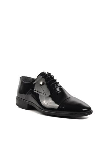 Fosco 2805 Black Patent Leather Genuine Leather Men's Classic Shoes