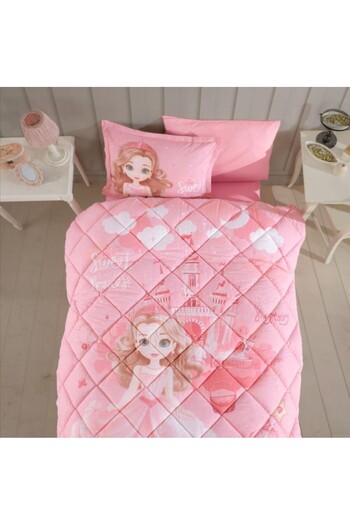 Clasy Single Ranforce Youth Pattern Quilt Set Sweet Princes
