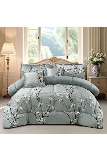 Roshen 4-piece double bed sheet set, high-quality and elegant winter fur velvet for your room, size 160*220 cm