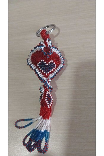 Papatyam Handmade Bead Keychain/Craft Keychain/Prison Work Keychain/Handmade