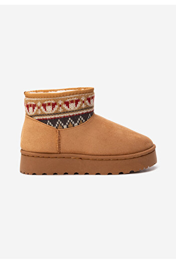 B T Shoes Camelové dámské válenky Joye V2
