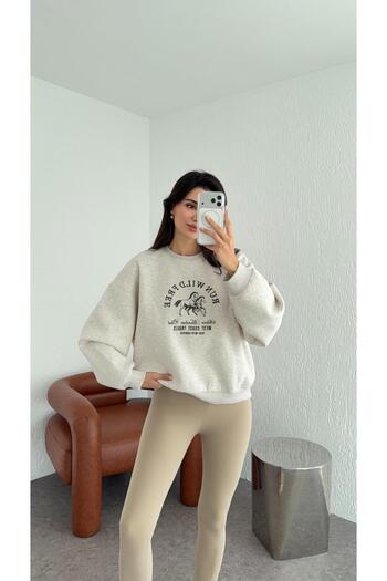 HAZELANNA Run Wild Free Sweatshirt