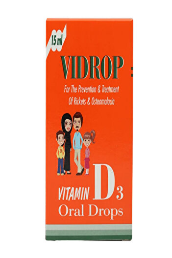 mup OFFER 1+1 Vidrop Vitamin D 2800 IU 15 ml Oral Drop Package 1+1