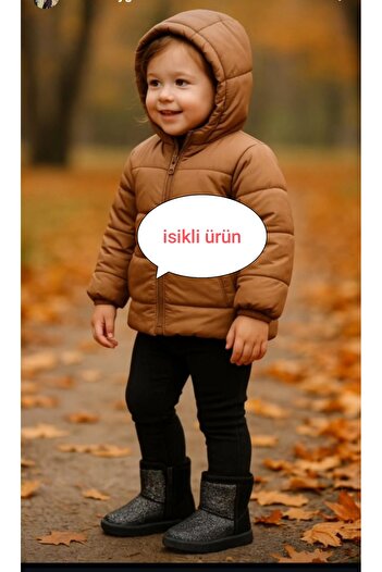patik ayakkabı Waterproof Children's Boots with Lights