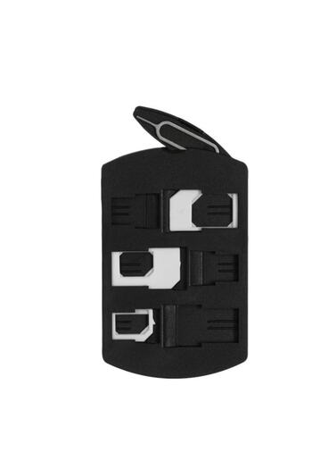 Bibilel 3 in 1 SIM adapter for Micro SIM, Nano SIM, standard SIM, with key included