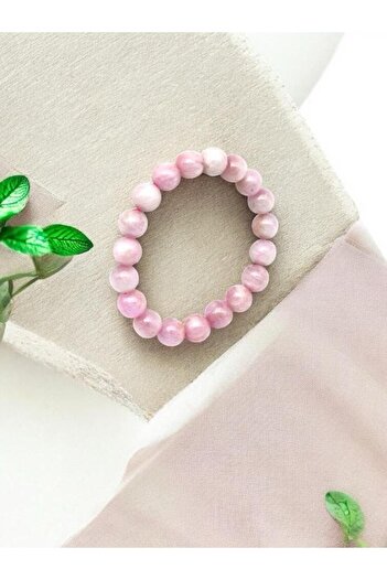 The Magıc of Healıng Kunzite Stone Natural Gemstone Bracelet 10 mm