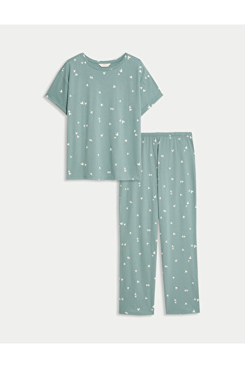Marks & Spencer Pamuk Karışımlı Pijama Takımı