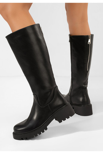 B T Shoes Γυναικείες μποτες Ingia Μαύρα