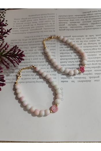 elbi bijuteri Double Glass Bead Bracelet