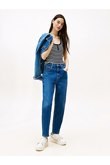 Tommy Hilfiger Mom Ultra High Rise Tapered Jeans