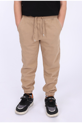 MYRAB DENİM Çocuk Beli Lastikli Kışlık Erkek Ve Kız Unisex Okulluk Pantolon